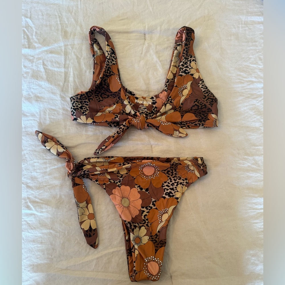 Inamorata Leopard Floral Bikini